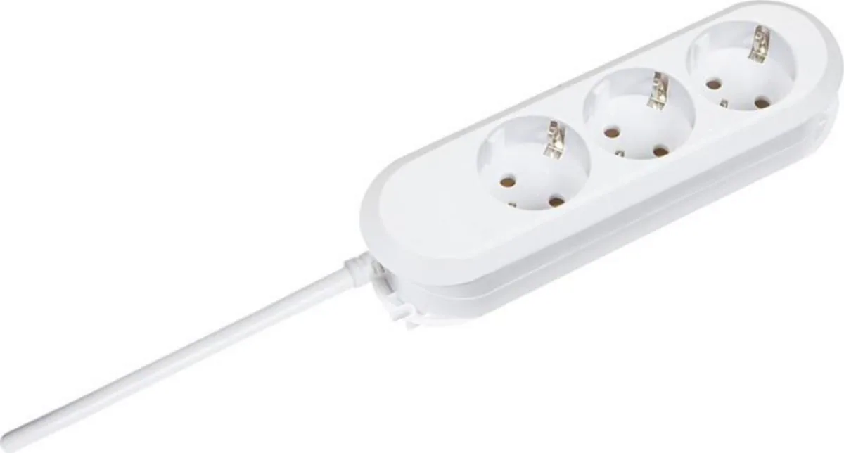 Jatkojohto Bachmann Smart 3-OS 5m MSK 3G1.5 VALK – valkoinen