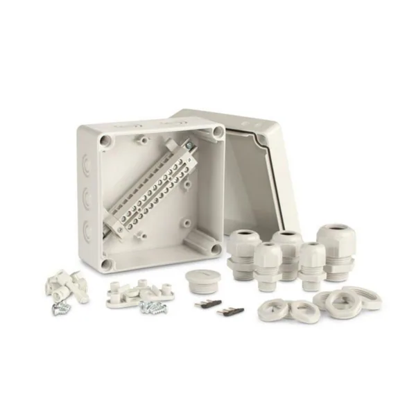 Riviliitinkotelo PC Ensto Cubo T1, CU 12 X 6 MM²