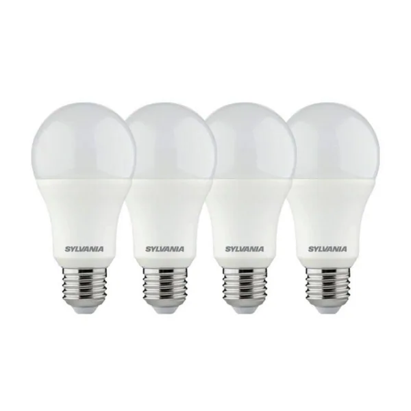 Vakiolamppu Sylvania A60 13W/827 1521LM E27 4 KPL