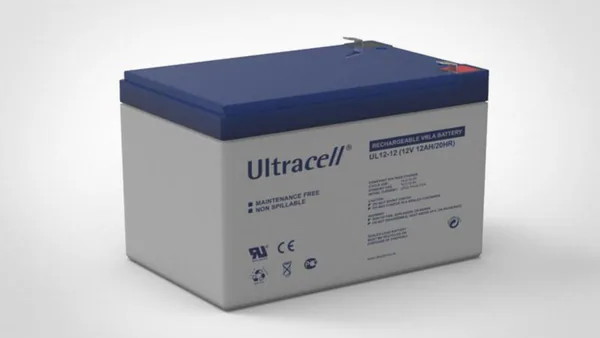 Akku lyijy suljettu Kamic Ultracell UL12-12