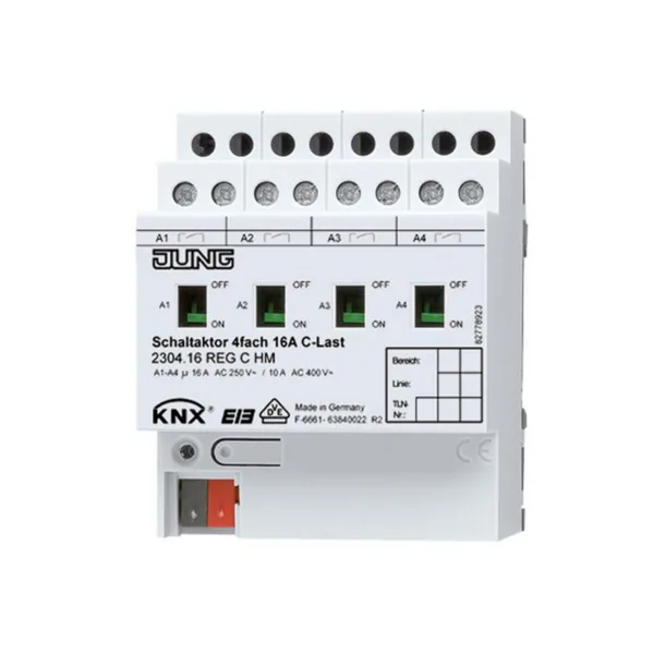 Lähtöyksikkö KNX Ensto Jung KYTKINYKS.C-KUORMA 4X16A