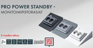Monitoimipistorasia Dreamled Pro Power Standby - SÄHK LISÄTARV DREAMLED POWER S PRO 2S/16A/35W/IP20/PPJ/ VAL