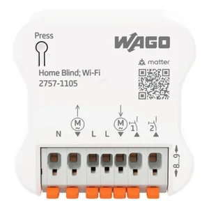Säädin Wago 2757-sarja - SÄÄDIN 2757-SJA VERHO-OHJAIN,WIFI,2 KOSKETINTA