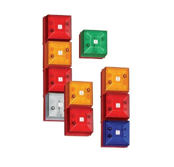Varoitusvalo Clifford & Snell 24 VDC LED PUNAINEN