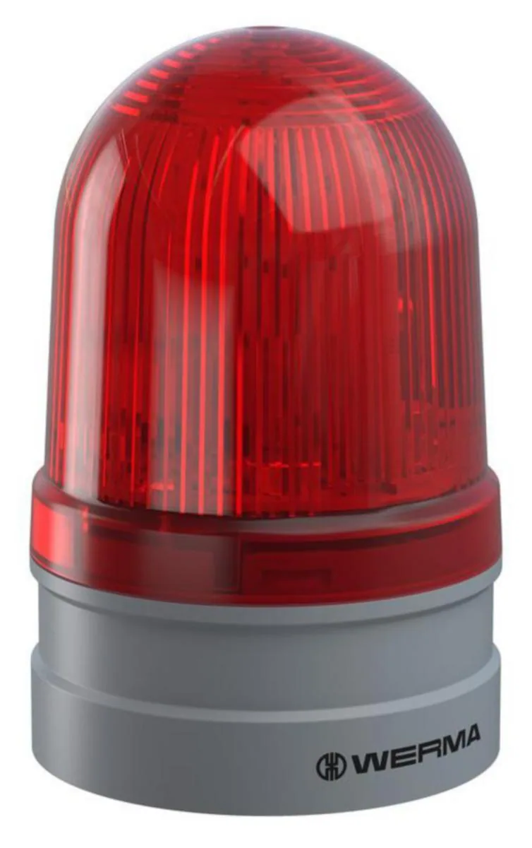 Vilkkuvalo WERMA Signaltechnik EvoSIGNAL pyörivä MIDI PYÖR. LED 12-24V AC/DC RD – punainen