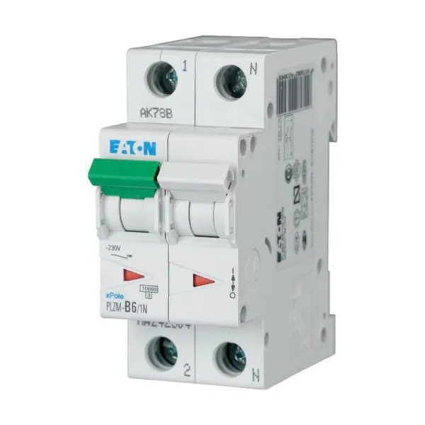 Johdonsuojakatkaisija Eaton Xpole PLZM-B6/1N-MW