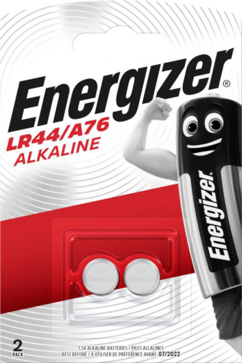 Paristo alkali Energizer Alkaline - PARISTO ALKALI ENERGIZER ALKALINE LR44/A76 2-PAK