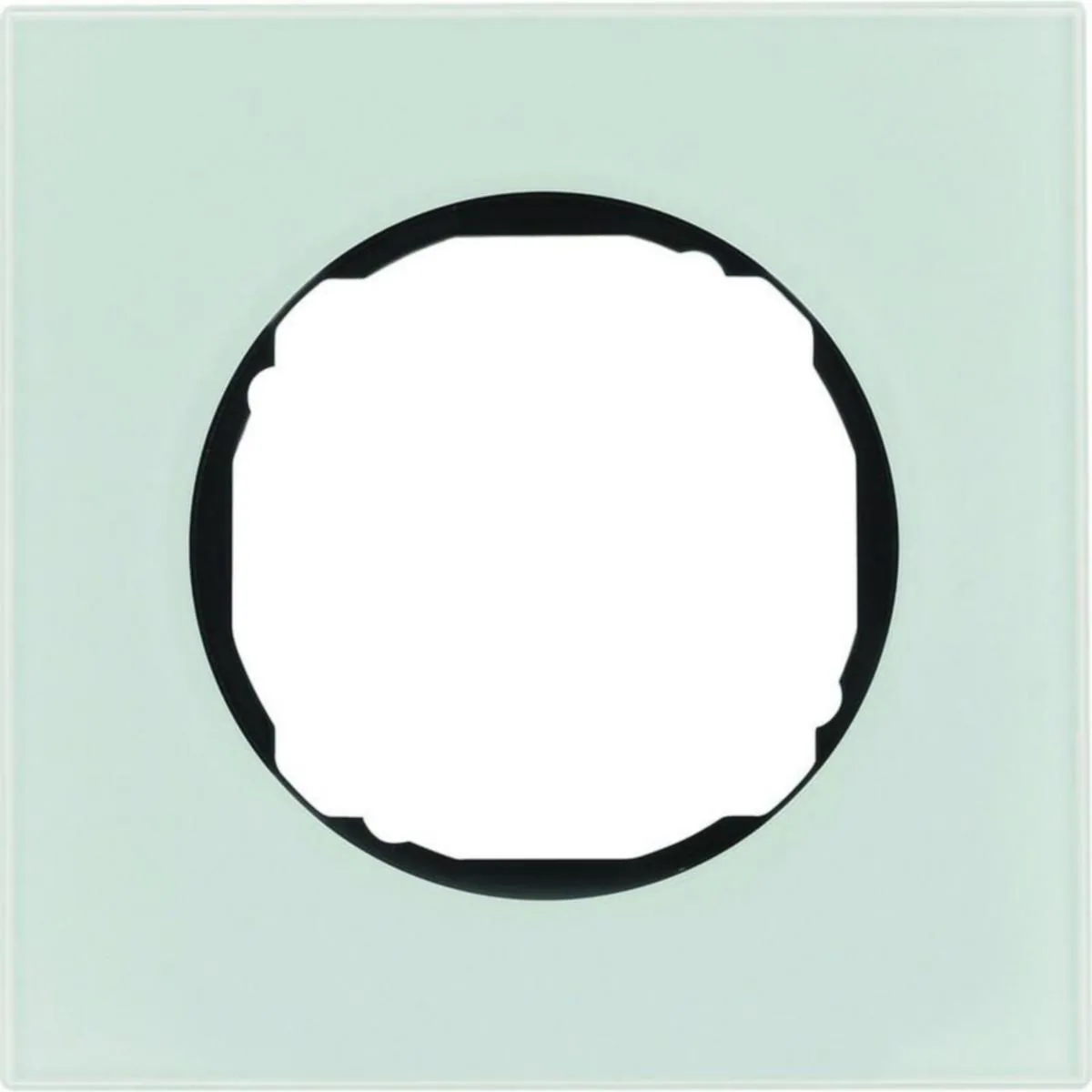 Peitelevy Hager R.3 1f. glass white – valkoinen