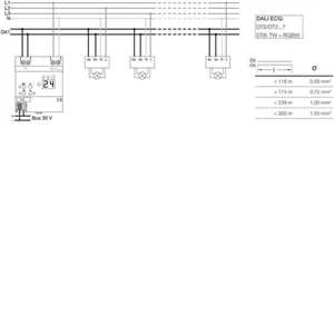 Väylämuunnin Hager KNX ETS 1-kan - VÄYLÄMUUNNIN KNX KNX ETS TYFS671D DALI2 1K TW SECURE