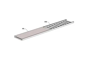 Kaapelitien kansi Meka KRL levyhylly - KAAPELITIEN KANSI LEVYHYL MEKA KRL-300 L=3000 M