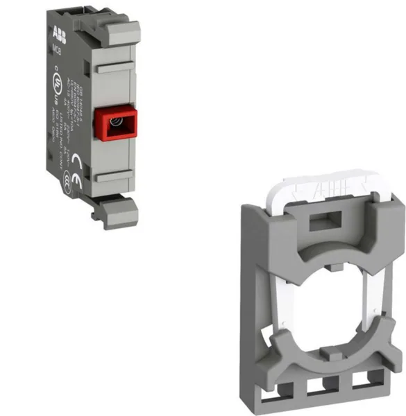 Kosketinelementti ABB Modular MCB YKSITTÄISLOHKO+PIDIN 1NC