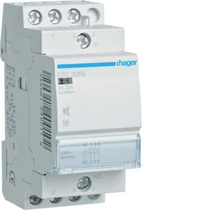 Kontaktori Hager Hurinaton - KONTAKTORI HAGER ESC325S 3s 25A k.230V hur