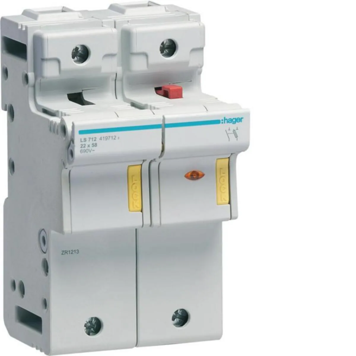 Putkisulakealusta Hager LS712 1L+N L58 PUTKISUL