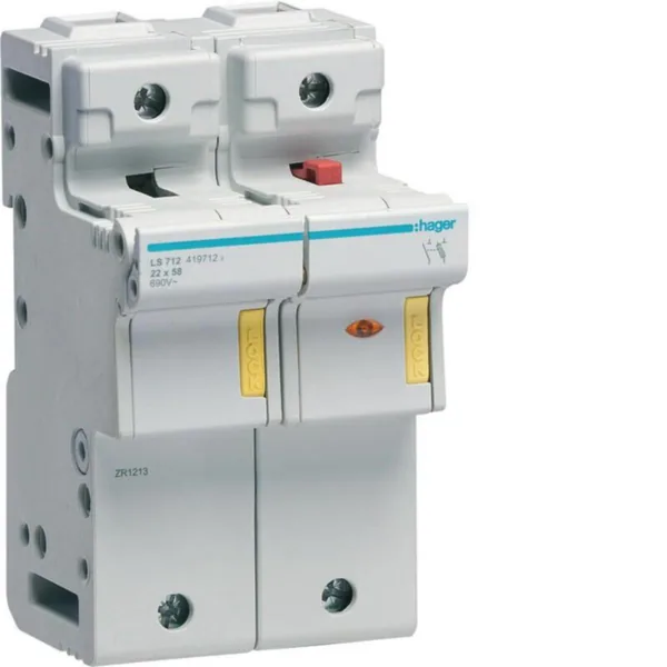Putkisulakealusta Hager LS712 1L+N L58 PUTKISUL