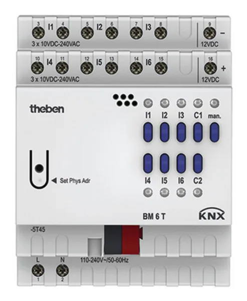 Tulo/lähtöyksikkö Theben BM 6 T