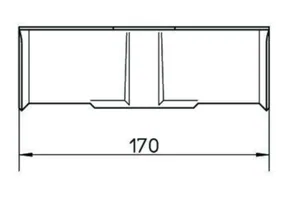 Vastavanne PUK GW - VASTAVANNE PUK GW175 Ø151-175/L=170MM FE