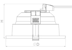 Alasvalo Greenled DELTA R20 - ALASVALO GREENLED IP20 20W 150MM 840 DALI WH