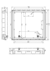 Kansiluukku Fibox - KANSILUUKKU INSP PW 504409 T