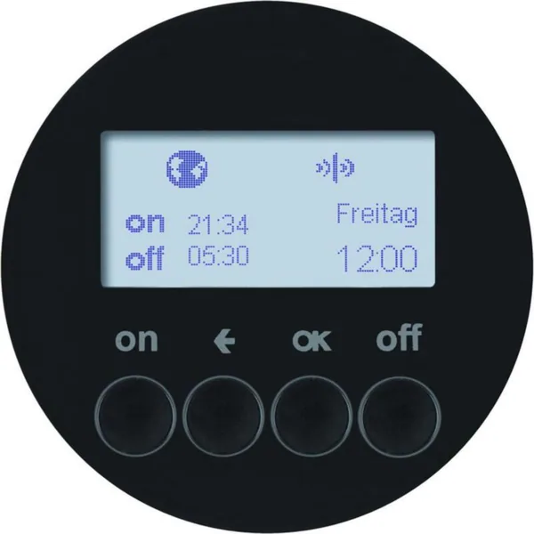 Kellokytkin KNX Hager R.1 VKO 1K RF QUICKLINK MUS