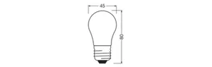 Pienkupulamppu Ledvance Value Classic - PIENKUPULAMPPU VALUE CLASSIC CLP 3,4W/865 470LM E27 FR
