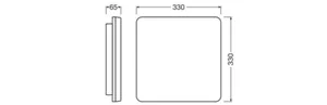 Pinta-asennusvalaisin Ledvance Surface Performance - PINTA-AS.VALAISIN LEDVANCE SF FLAT SQ 330 19W CCT ML