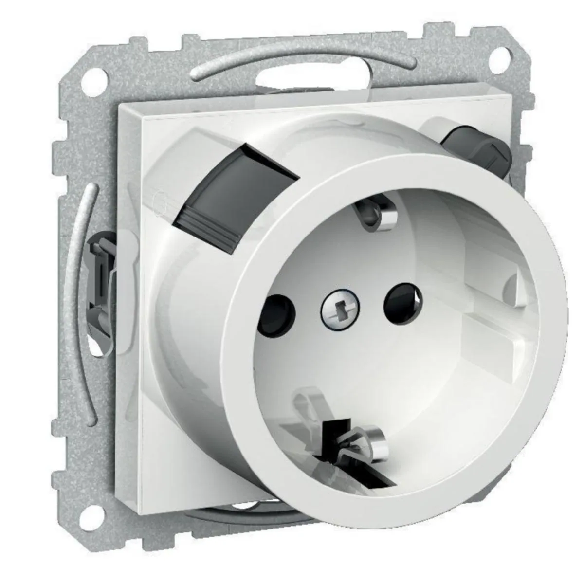 Pistorasia Schneider Electric Exxact 1-osainen vikavirtasuojalla - VIKAVIRTAPISTORASIA EXXACT 1S+RDC 16A/IP20 UKR VAL
