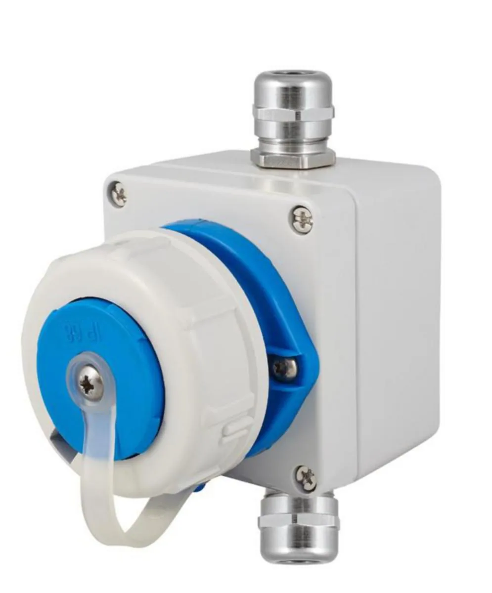 Pistorasia Selcast 16A 230V IP67/68 1-OS IP68/2