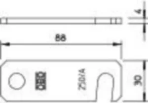 Potentiaalitasauskiskon liitin OBO Bettermann BigBar 1802-sarja - KYTKENTÄLIITIN TBS 1802 KL, RST