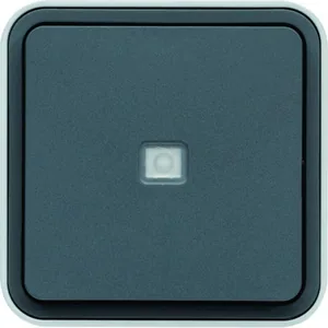 Kytkin Hager W.1 pinta 6, merkkivalolla - KYTKIN W.1 6/10A/250V/IP55 LI PPJ HAR