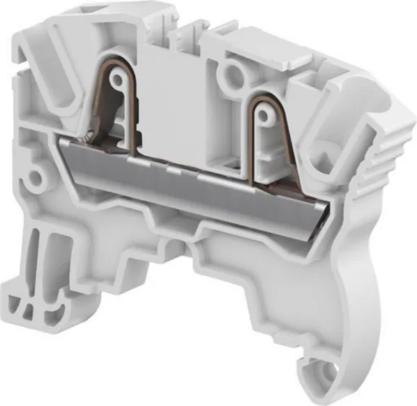 Läpivientiliitin TE / ABB Entrelec -liittimet HARMAA, LEV:6MM, JOHTO:4MM2