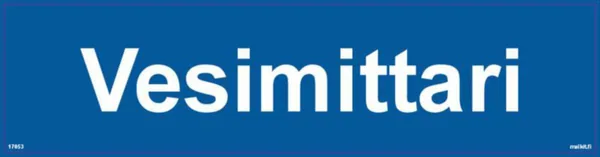 Merkintätarra Malkit Kiinteistö VESIMITTARI 400X100