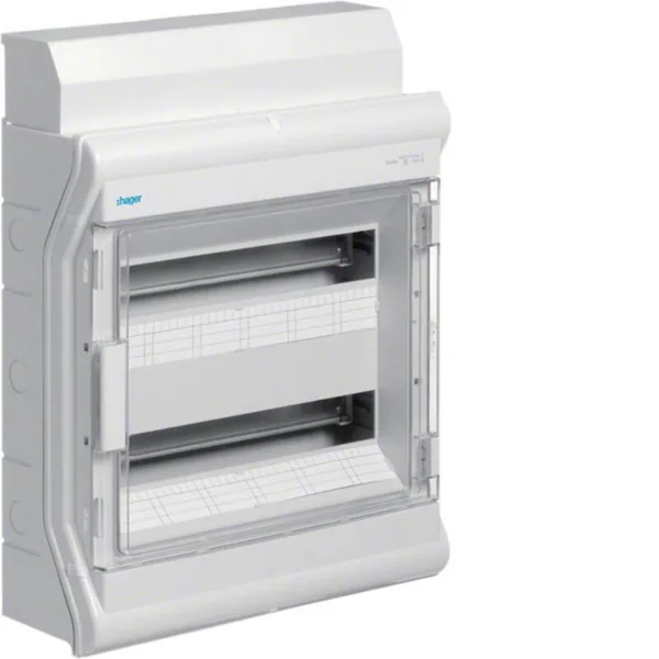 Moduulikotelo pinta PC Hager Vector IP54 VE218DN 2X18M
