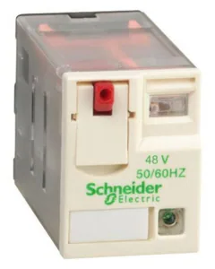 Pistokantarele Schneider Electric Zelio - PISTOKANTARELE ZELIO 48VAC 4C/O 6A LED