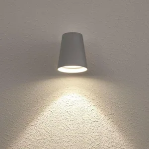 Seinävalaisin ulko Hide-a-lite Cone GU10 - SEINÄVALAISIN ULKO HIDE A LITE CONE GU10 HARMAA