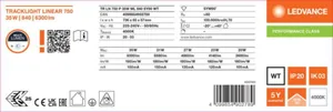 Yleisvalaisin Ledvance Tracklight PFM - YLEISVALAIS TRACKINGLIGHT PFM TR LN 750 35W 840 ML 90D WT