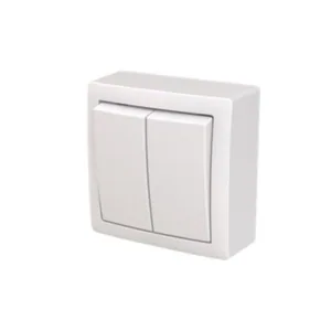 Kytkin ABB Saga pinta-asennus 5, IP21 - KYTKIN SAGA 5/16AX/250V/IP21 PPJ 2X VAL