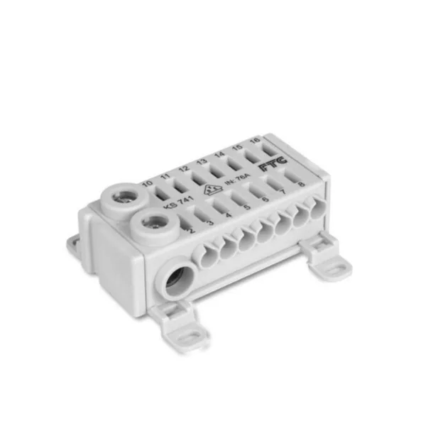 N/PE-kiskot keskuksiin FTG N/PE-KISKO 1P 2X25MM2 14X4MM2 690V HAR