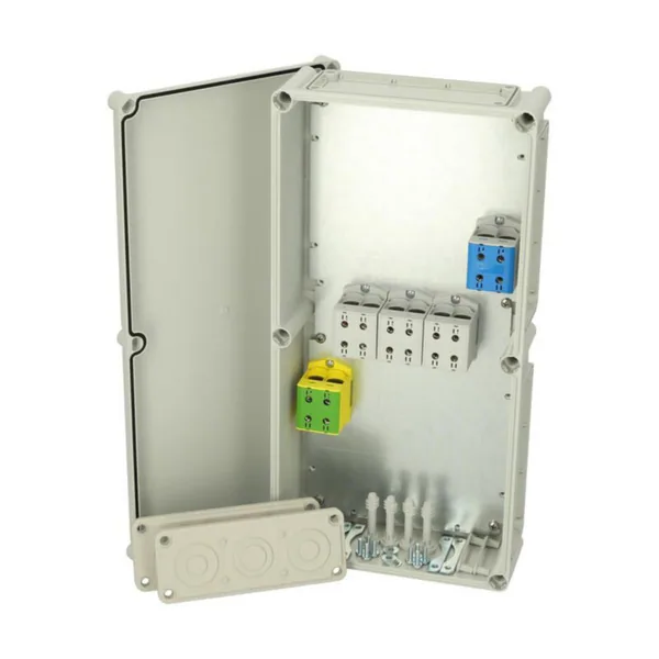 Riviliitinkotelo PC Fibox CUAL EK 562813 G 2X150MM2