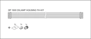 Sähköinen lisätarvike Ledvance Damp Proof Housing - SÄHKÖINEN LISÄTARVIKE DP DP 1500 2XLAMP HOUSING TH-KIT