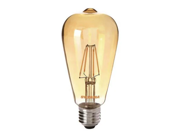 Sisustuslamppu Sylvania ToLEDo Retro Decor ST64 825 420LM E27 CL GOLD