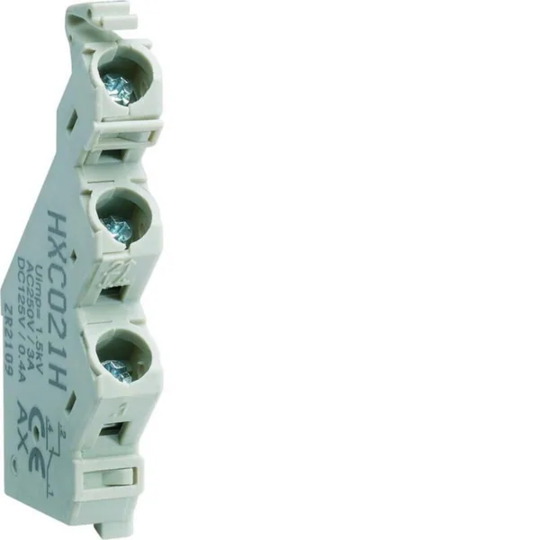 Apukosketin Hager h3 HXC021H H250-H.. 1S+1A 230VAC