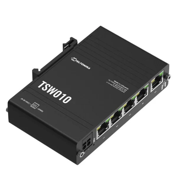 Ethernet kytkin Teltonika 5PORT 10/100 INDUSTRIAL POE
