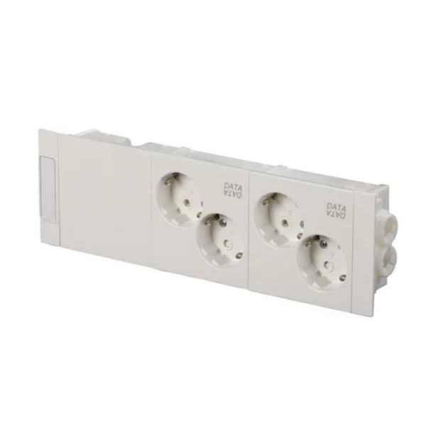 Kanavapistorasia ABB ProDuct esikytketty 4-osainen 4S/16A/IP20 KYTK. VAL DATA