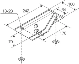 Kattokiinnike Systemal Presto - KATTOKIINNKE SYSTEMAL PRESTO NSH12 KATTOKIINNIKE 12KN