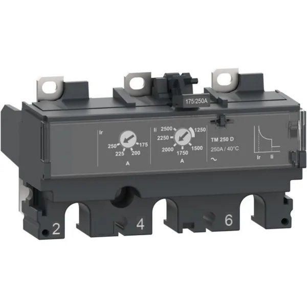 Kompaktikatkaisijan suojarele Schneider Electric ComPactT TM...D 3P TM200D 200A 3P3D NSX250