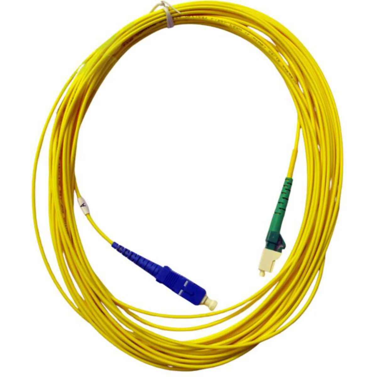 Kytkentäkaapeli-kuitu Finnsat SM SC UPC/LC APC SIMPLEX 10 M
