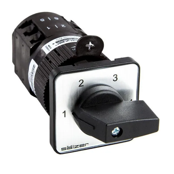 Nokkakytkin askel Sälzer P220 1-2-3-4 1N 20A Ø22.5