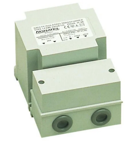 Säästömuuntaja Noratel kiinteä asennus koteloitu IP44 A-P A193-154P 230/115V 1000VA