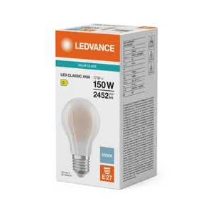 Vakiolamppu Ledvance Value Classic - VAKIOLAMPPU VALUE CLASSIC CLA 17W/865 2452LM E27 FR