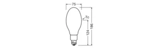 Ympärisäteilevä lamppu Ledvance HID LED HQL FIL - YMPÄRISÄTEILEVÄ LAMPPU HID LED HQL FIL P 16W/840 3000LM E27